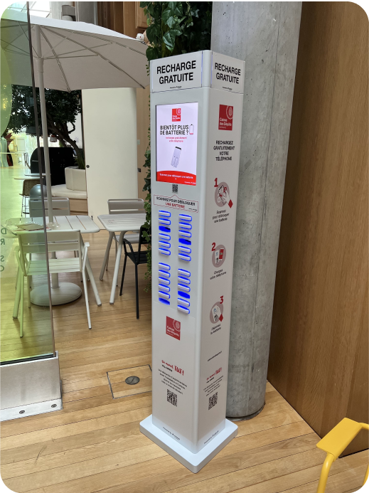 Nono kiosk closeup