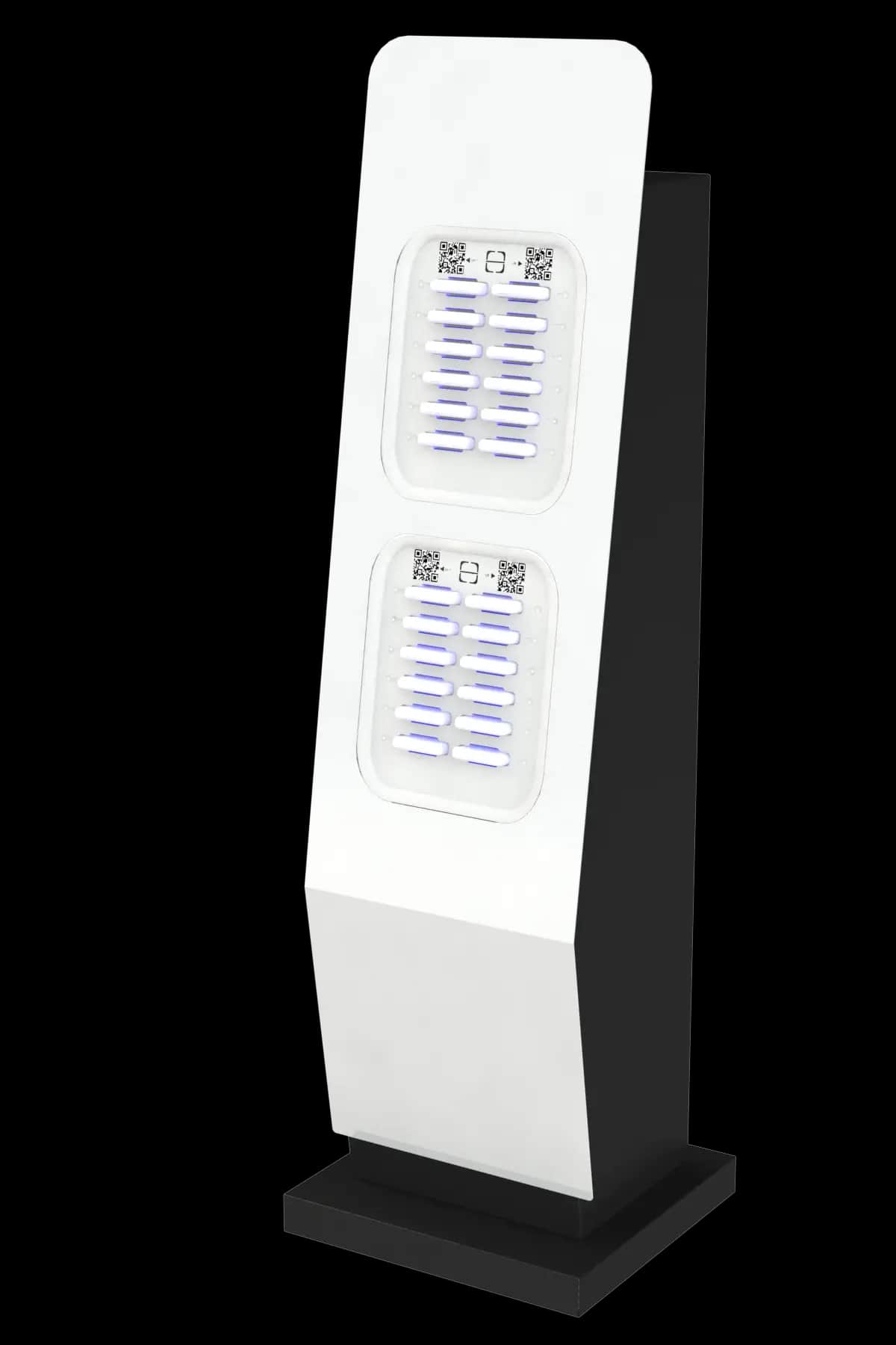 B24 sans écran - Borne de recharge portable pour smartphones - Station powerbank libre-service