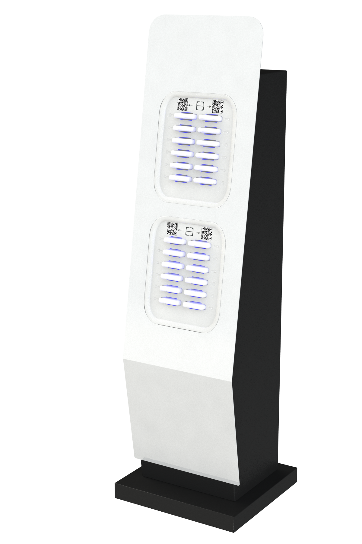 B24 without screen - Borne de recharge portable pour smartphones - Station powerbank libre-service